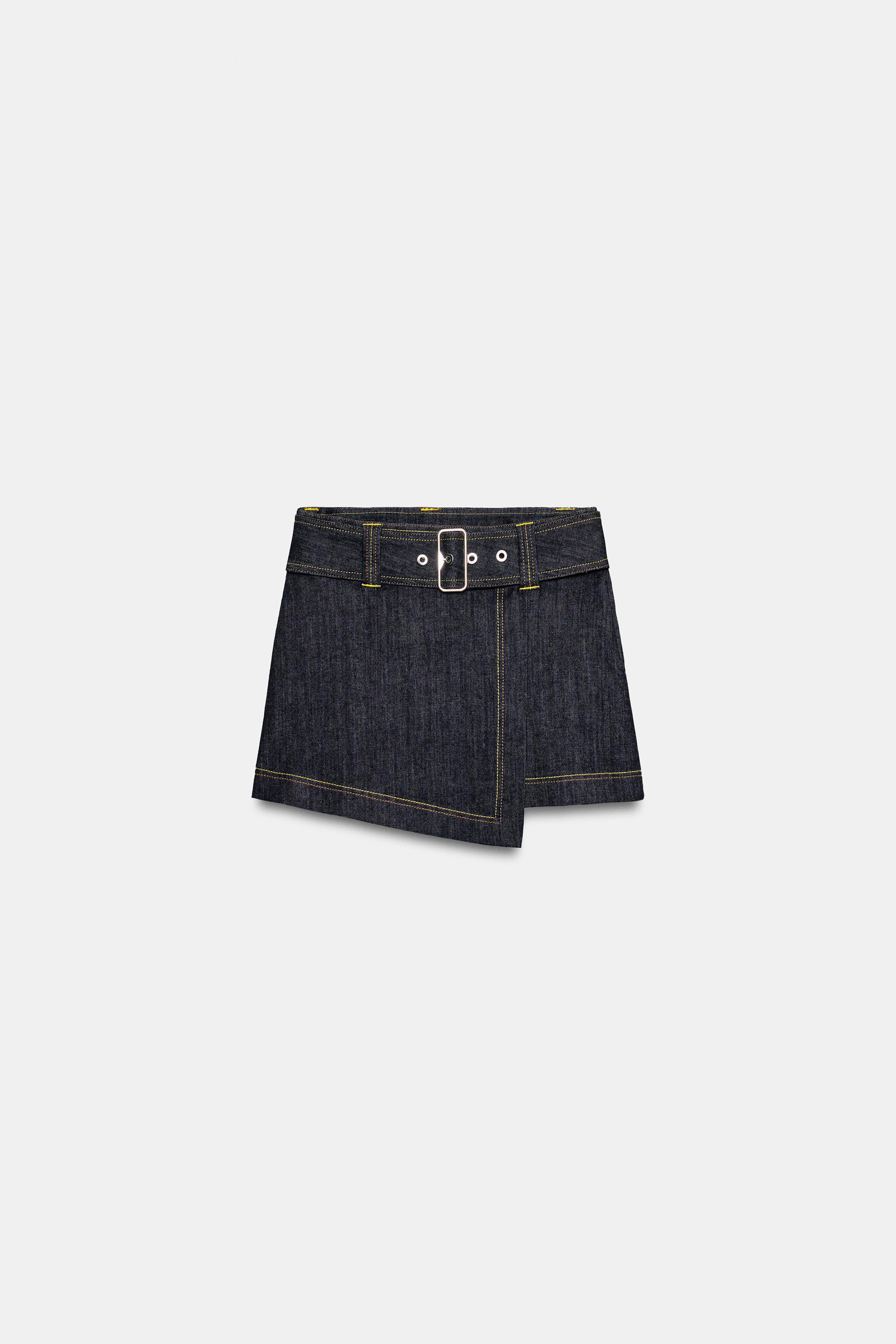 JUPE-PANTALON Z1975 CROISÉE À CEINTURE